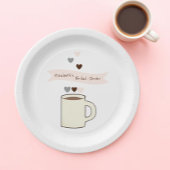 Kaffeebrautparty Pappteller