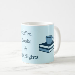 Kaffeebücher & Lange Nächte – Studienleben-Tasse Kaffeetasse