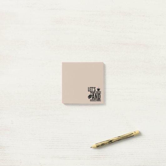 Kaffeebücher lesen Post-It-Notes Post-it Klebezettel (Auf Schreibtisch)