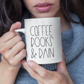 Kaffeebücher & Regen Kaffeetasse