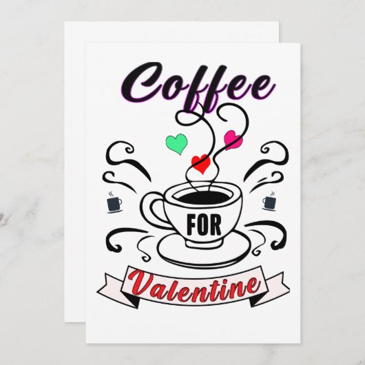 Kaffeebuchposter Einladung (Vorne/Hinten)