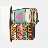 Kaffeebunddecke Fleecedecke (Vorderseite (Horizontal))