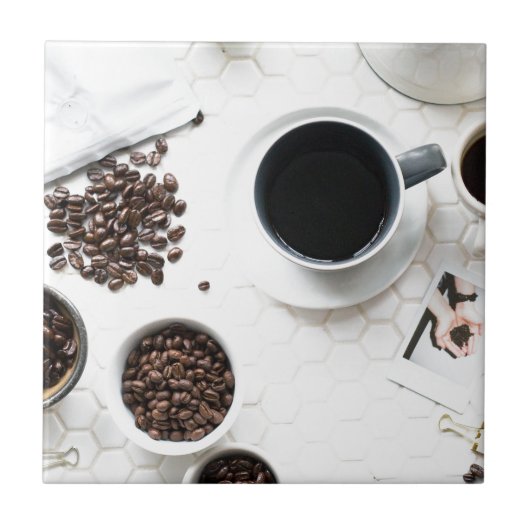 Kaffeebusse Fliese (Vorderseite)