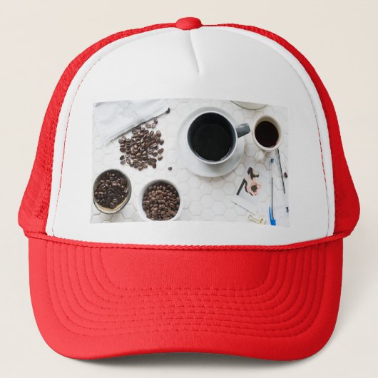 Kaffeebusse Truckerkappe (Vorderseite)