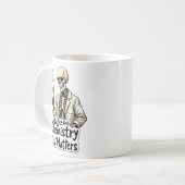 Kaffeechemie Skeletton-Tasse Kaffeetasse (Vorderseite Links)