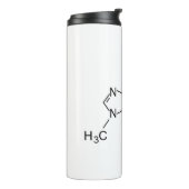 Kaffeechemieelement der chemischen Formel des Thermosbecher (Nach links gedreht)