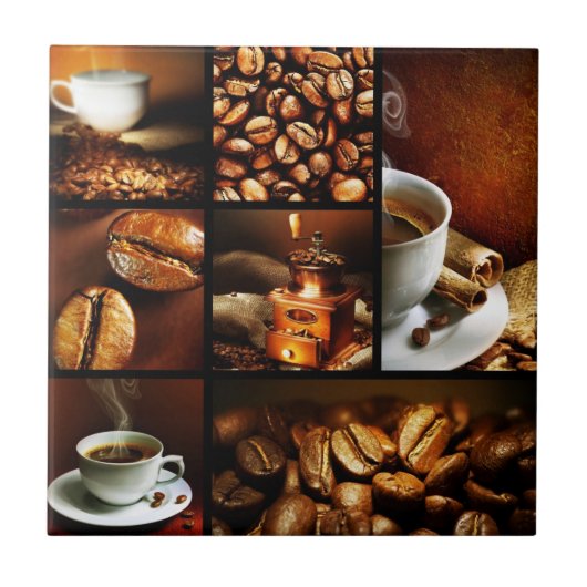 Kaffeecollage 2 fliese (Vorderseite)