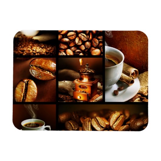 Kaffeecollage 2 magnet (Horizontal)