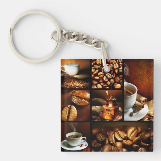 Kaffeecollage 2 schlüsselanhänger (Vorderseite)