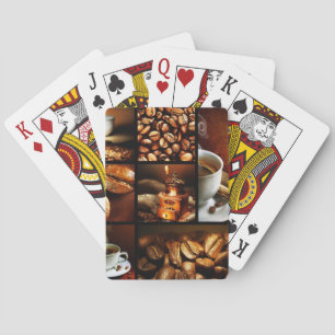 Kaffeecollage 2 spielkarten