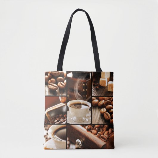 Kaffeecollage Tasche (Vorderseite)