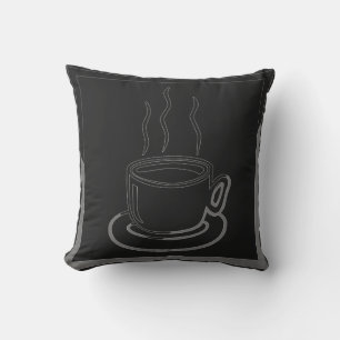 Kaffeecup Art Design Kissen