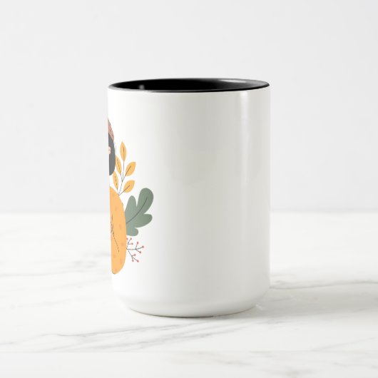 Kaffeecup für Frauen - Morgens steigern Tasse (Zentrum)