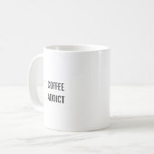 Kaffeedattin Minimalistische Tasse (Vorderseite Links)