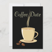 Kaffeedatum Einladung (Vorderseite)