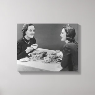 Kaffeedatum Leinwanddruck