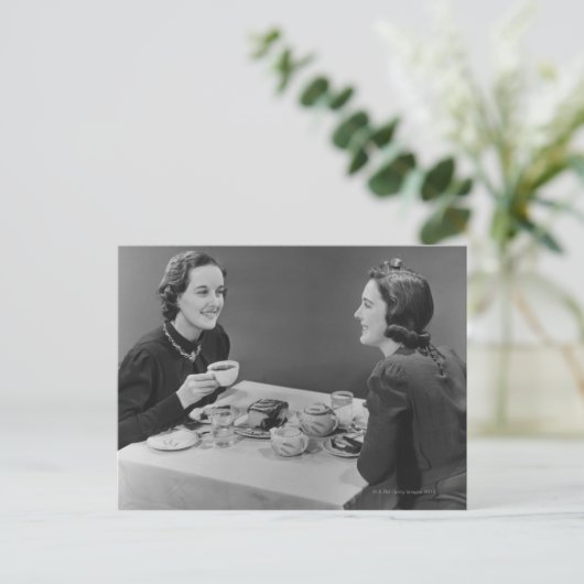 Kaffeedatum Postkarte (Stehend Vorderseite)