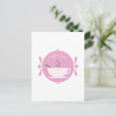 Kaffeedatum Postkarte (Stehend Vorderseite)