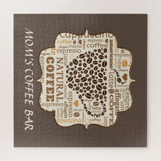 Kaffeedekor der Mama Puzzle (Horizontal)