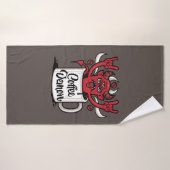 Kaffeedemon Badehandtuch (Badehandtuch)