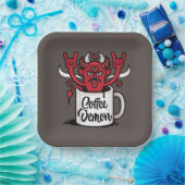 Kaffeedemon Pappteller (Party)