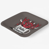 Kaffeedemon Pappteller (Gewinkelt)