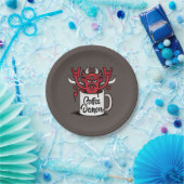 Kaffeedemon Pappteller (Party)