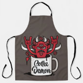 Kaffeedemon Schürze (Vorderseite)