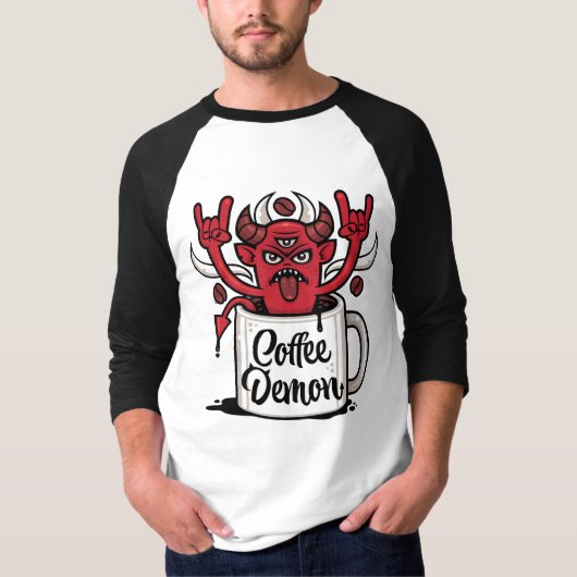Kaffeedemon T-Shirt (Vorderseite)