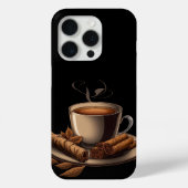 Kaffeedesign Case-Mate iPhone Hülle (Rückseite)