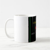 Kaffeedesign im Schwarzen Tasse (Links)