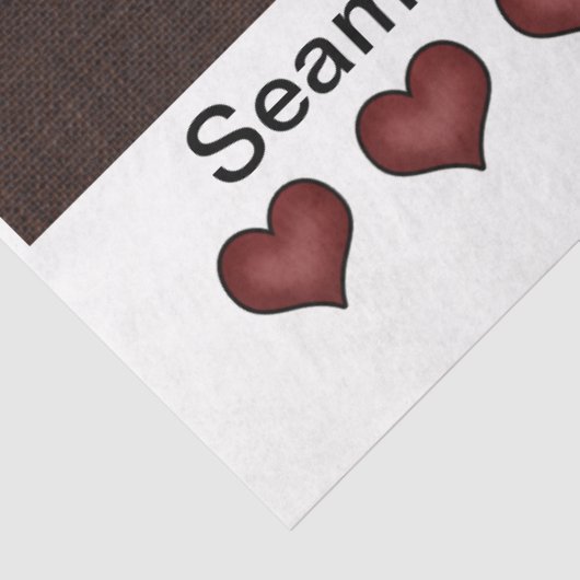 Kaffeedesign Rustikale Decoupage Nahtloses Muster Seidenpapier (Ausschnitt)