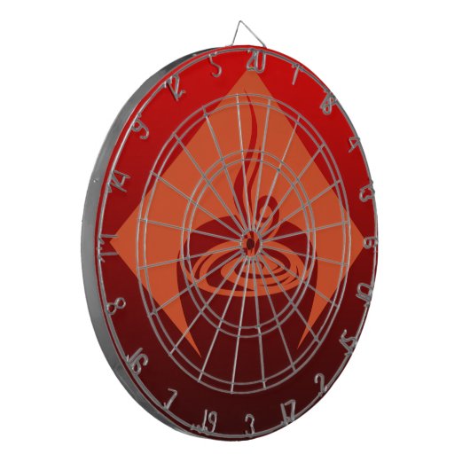 Kaffeediamant Dartscheibe (Vorderseite Links)