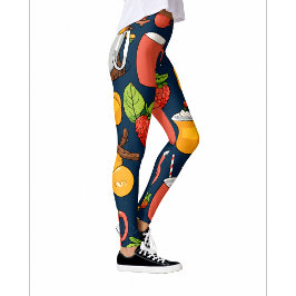 Kaffeedruck-Leggings Kaffeegeschenk für Sie Leggings