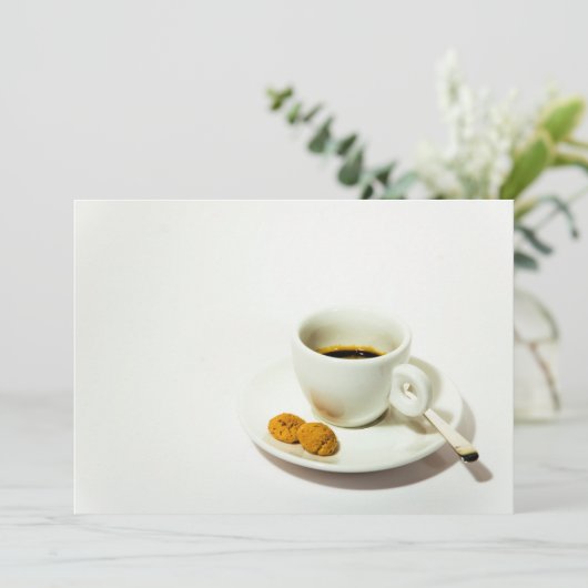 Kaffeeeinladung Einladung (Stehend Vorderseite)