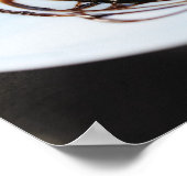 Kaffeeeis mit Schokoladensirup Poster (Ecke)