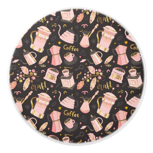 Kaffeeelemente Keramikknauf (Vorderseite)