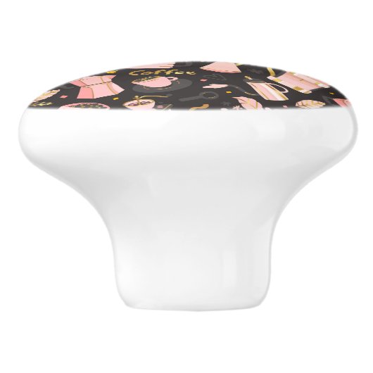 Kaffeeelemente Keramikknauf (Seitenansicht)