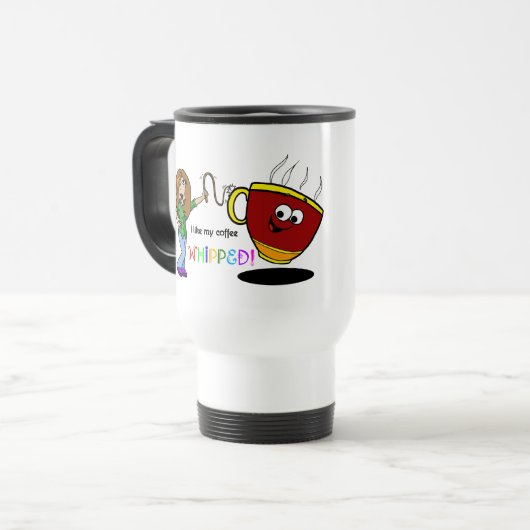 Kaffeefahrerschlamm Reisebecher (Vorderseite Links)