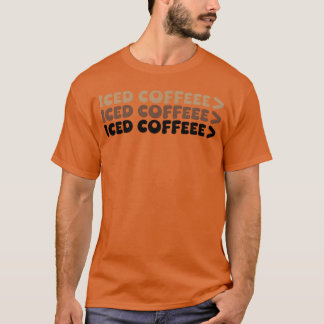 Kaffeefarben Zitat Junge T-Shirt