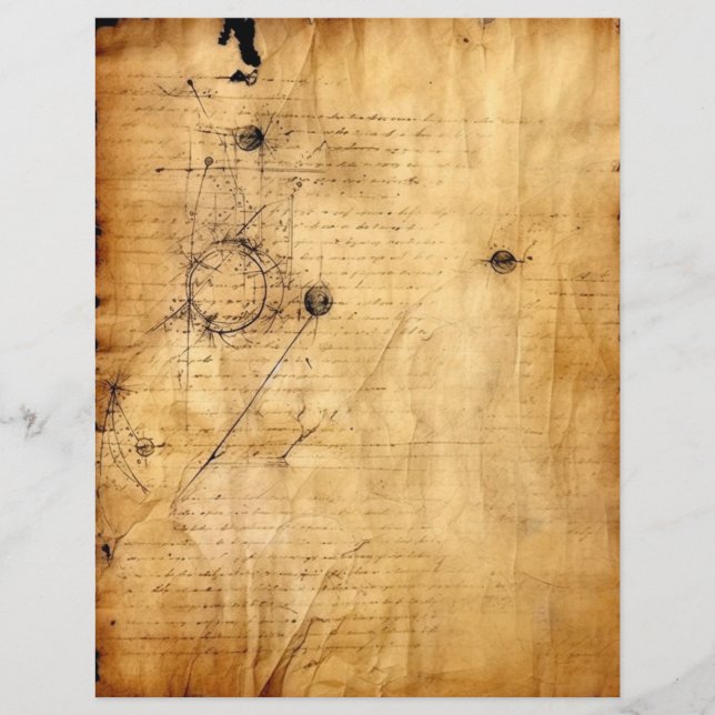 Kaffeefarbenes Papier Briefmarke Flecken (Vorderseite)