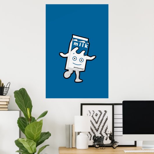 Kaffeefernseher Poster (Heimbüro)