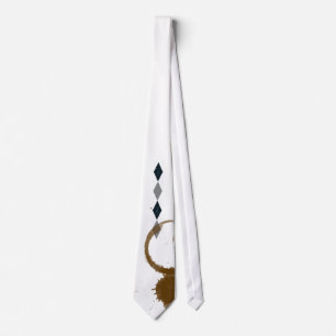 Kaffeefleck-Krawatte Krawatte