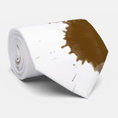 Kaffeefleck-Krawatte Krawatte (Gerollt)