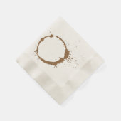 Kaffeefleck Serviette (Ecke)