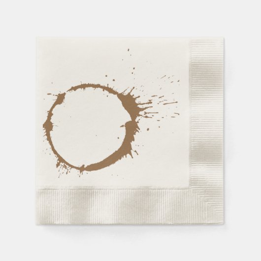 Kaffeefleck Serviette (Vorderseite)