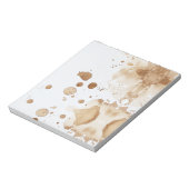 Kaffeeflecken Notizblock (Rotiert)