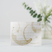 Kaffeefleckmusik Postkarte (Stehend Vorderseite)