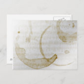 Kaffeefleckmusik Postkarte (Vorne/Hinten)