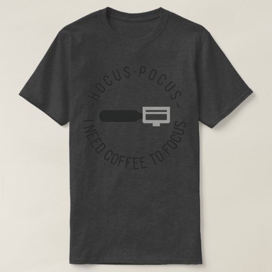 Kaffeefokus T-Shirt (Design vorne)